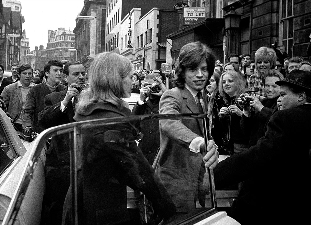 Mick Jagger And Marianne Faithfull 1970 Snippet Of History